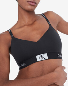 Calvin Klein 1996 Lightly Lined Bralette, Black, hi-res