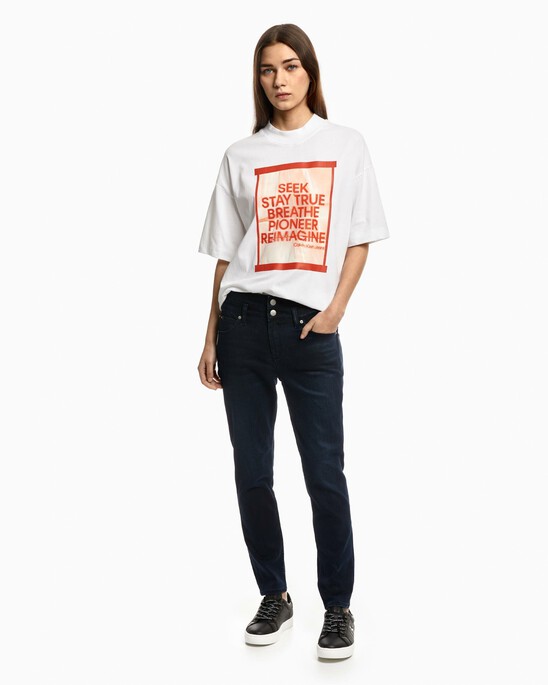 SUSTAINABLE LYOCELL HIGH RISE BODY SKINNY JEANS
