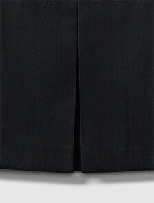 Wool Blend Tailored Skirt, Black, hi-res