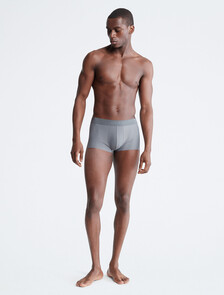 CK Black Low Rise Trunks, Grey Sky, hi-res