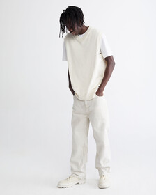 STANDARDS TWIST RELAXED JEANS, MARBLE UNBLEACHED, hi-res