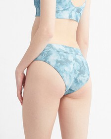 CK Authentic Bikini Bottoms, Ck Tie Dye Blue Aop, hi-res