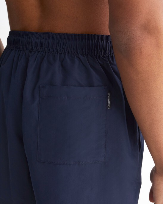 CK MONOGRAM MEDIUM DRAWSTRING SWIM SHORTS