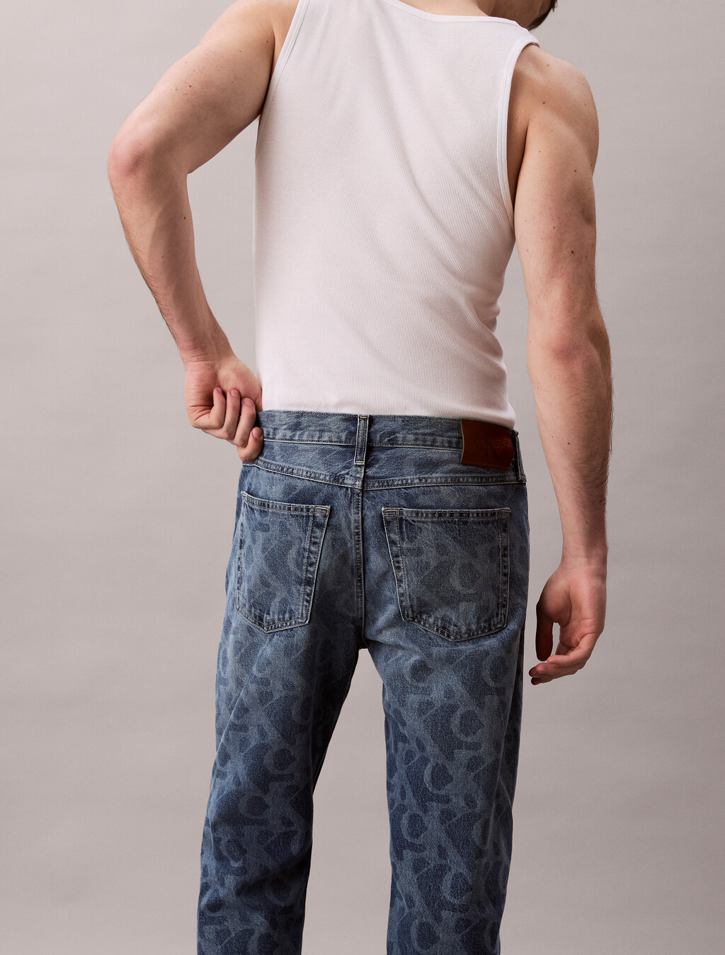 90's Straight Logo Jeans, BILLBOARD, hi-res