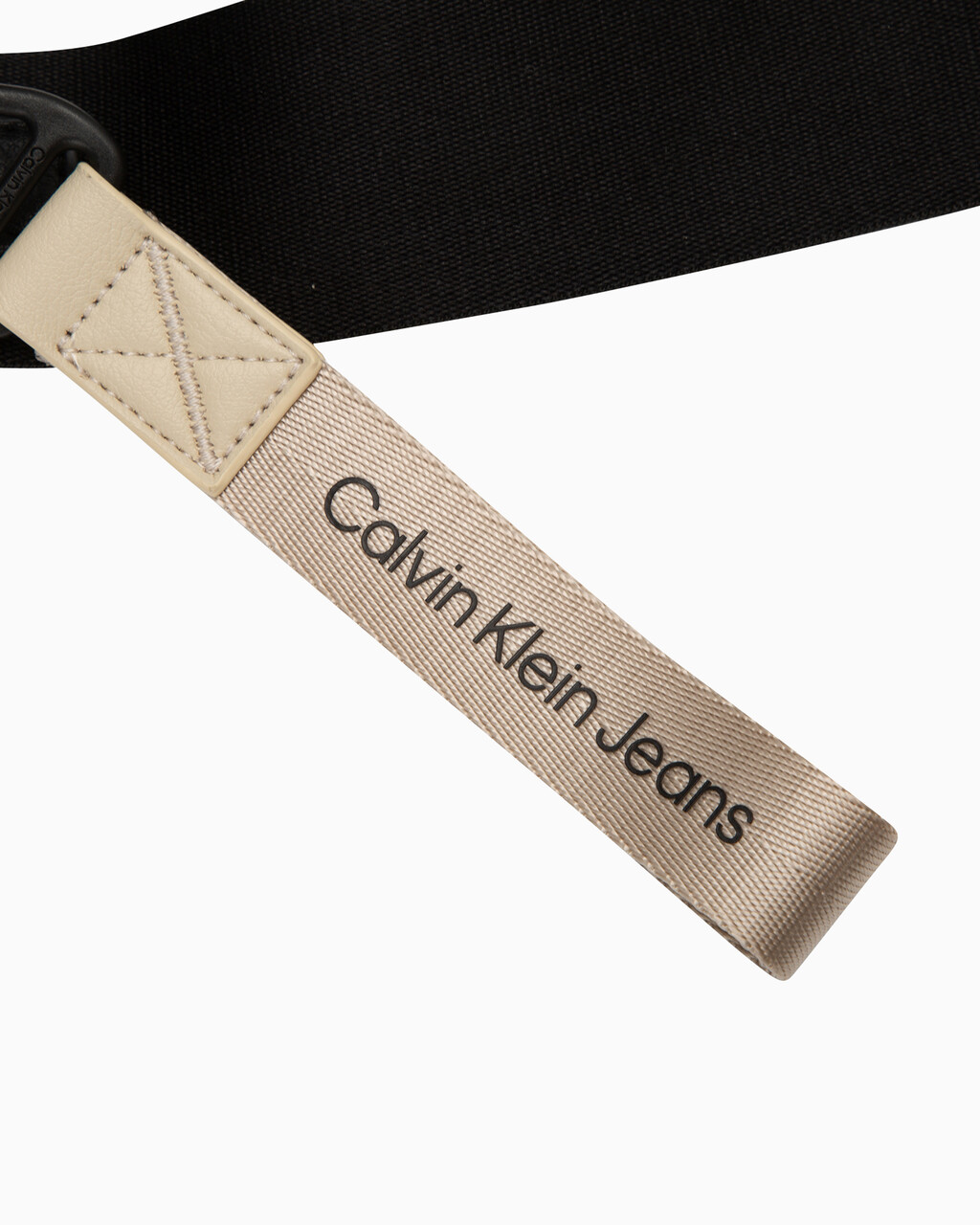 CKJ Tagged Saddle Bag, BLACK, hi-res