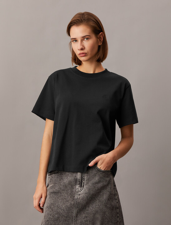 Monogram Embroidery Tee