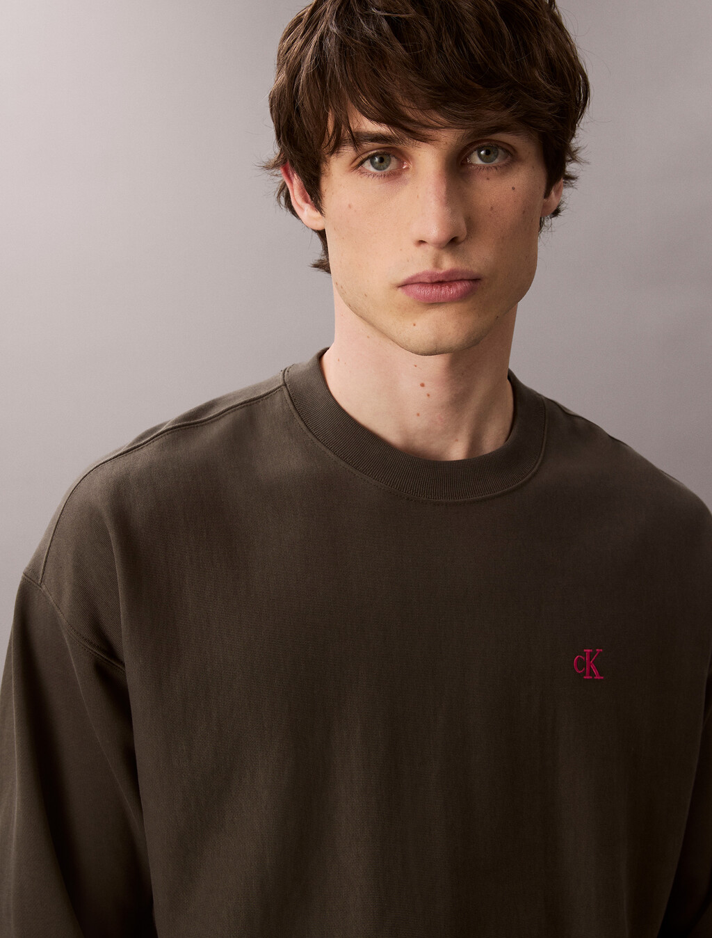Premium Fleece Relaxed Sweatshirt, Beluga, hi-res