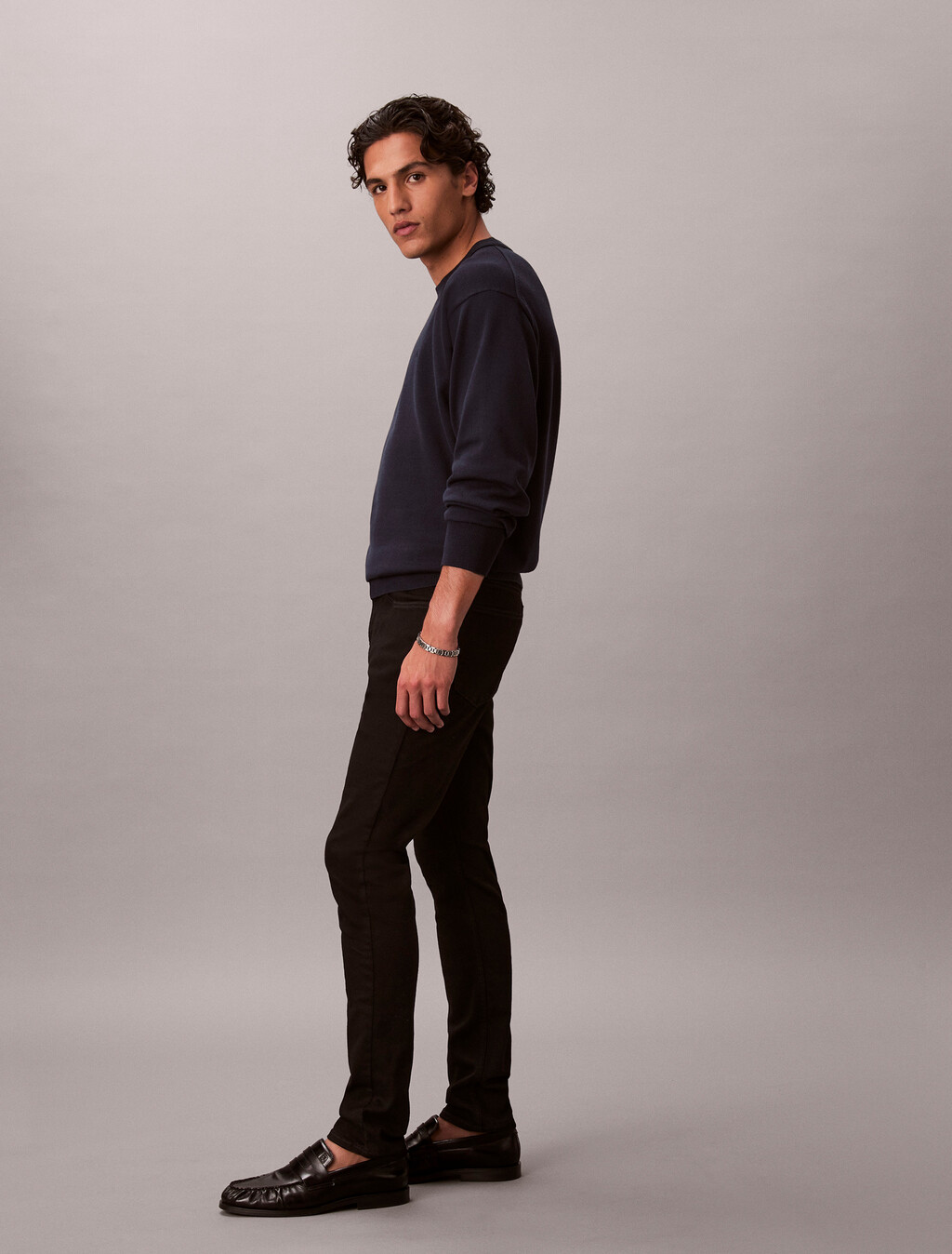 經典緊身黑色牛仔褲, CK CLASSIC BLACK, hi-res