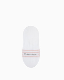 MONOGRAM LOGO 女士隱形襪, WHITE, hi-res