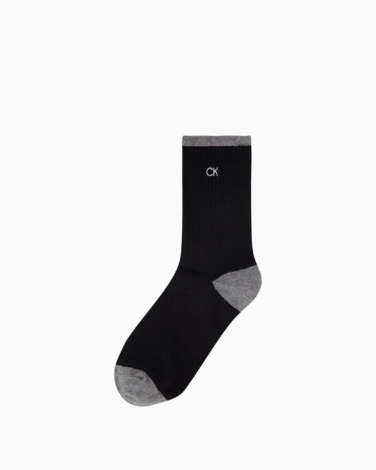 Women's 1 Pack Rib Crew Socks