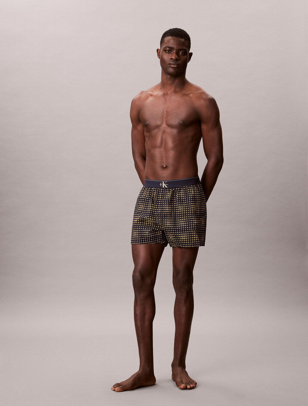 CK X Cotton Monogram 修身四角內褲, SORTING LOGO SHORELINE, hi-res