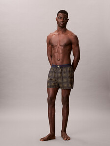 CK X Cotton Monogram 修身四角內褲, SORTING LOGO SHORELINE, hi-res