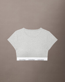 MODERN COTTON 無鋼圈 T 裇胸圍, Grey Heather, hi-res