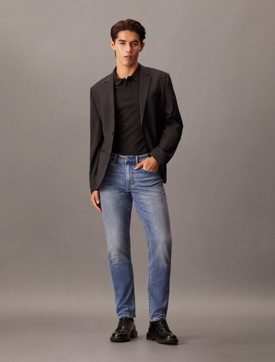 Luxe Lined Body Taper Jeans