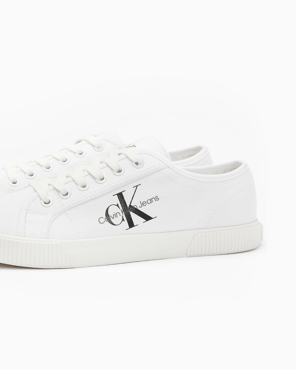 ESSENTIAL VULCANIZED MONOGRAM SNEAKERS, White, hi-res