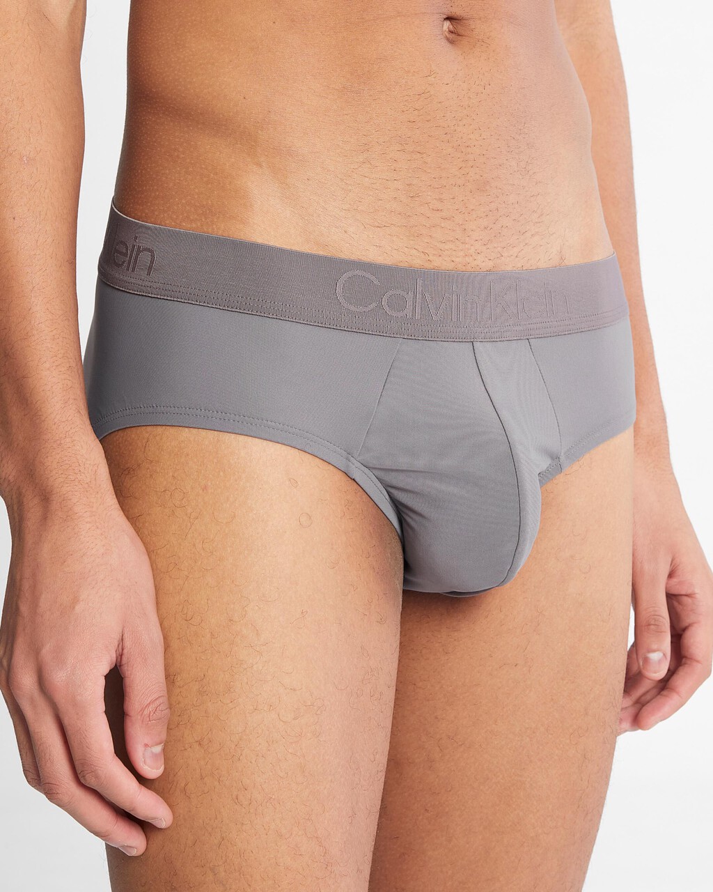 Ck Black Micro Hipster Briefs, Grey Sky, hi-res
