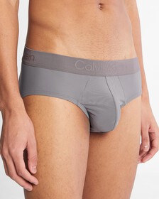 Ck Black Micro Hipster Briefs, Grey Sky, hi-res