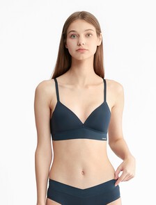 Invisibles Lightly Lined Triangle Bra, Blueberry, hi-res