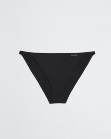 MODERN COTTON HIGH LEG TANGA, Black Beauty, hi-res