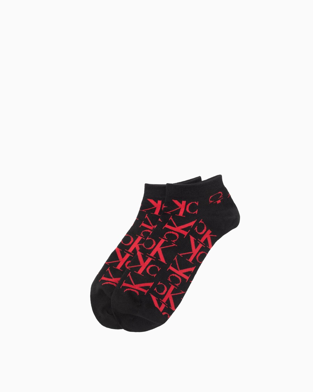 Men's 2 Pack Mirror Logo Low Cut Sock Gift Set, BLACK/RED, hi-res