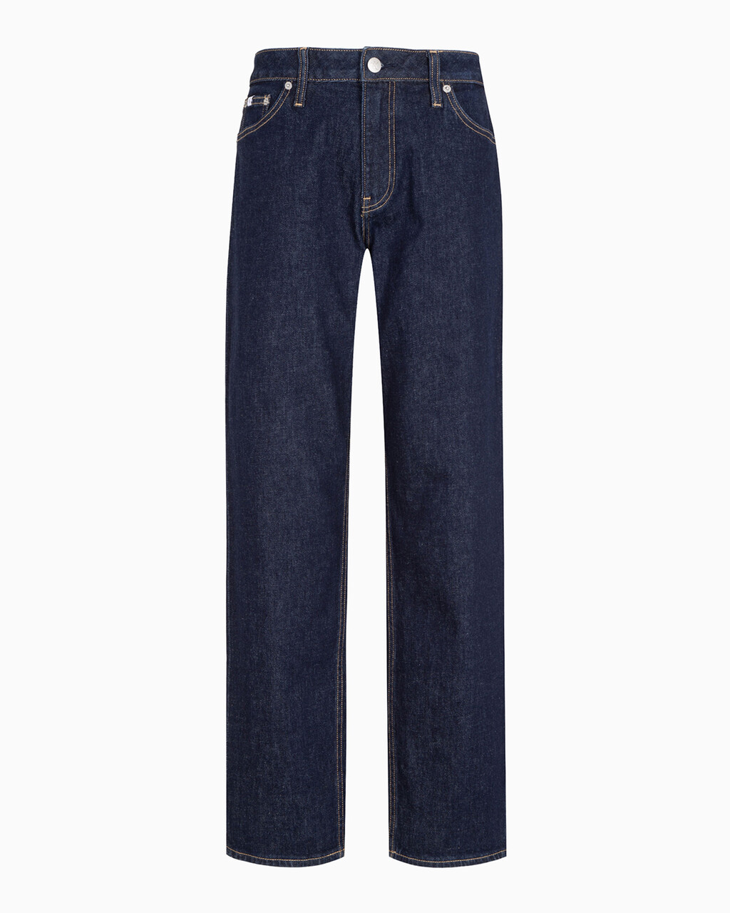 HIGH-RISE RELAXED JEANS, Rinse Blue Pocket Label, hi-res