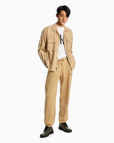Gender Fluid Disrupted Logo 運動褲, Tawny Sand, hi-res