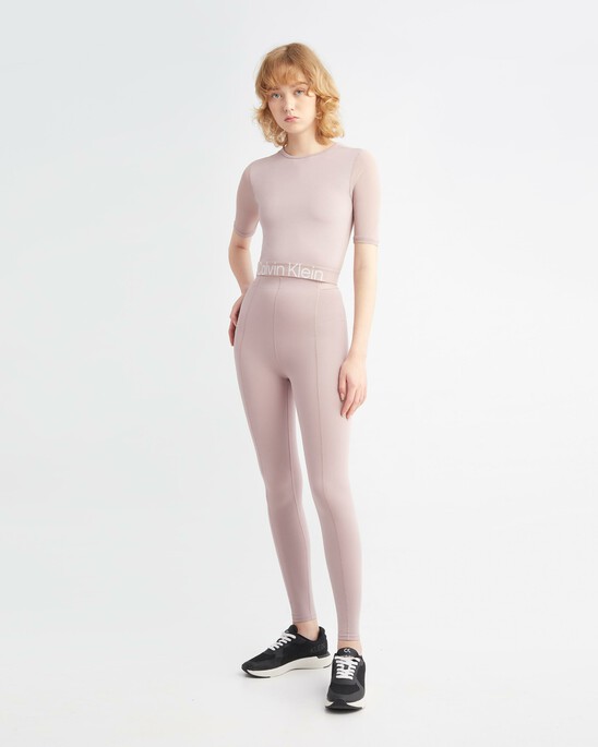 EFFECT CROPPED GYM T-SHIRT