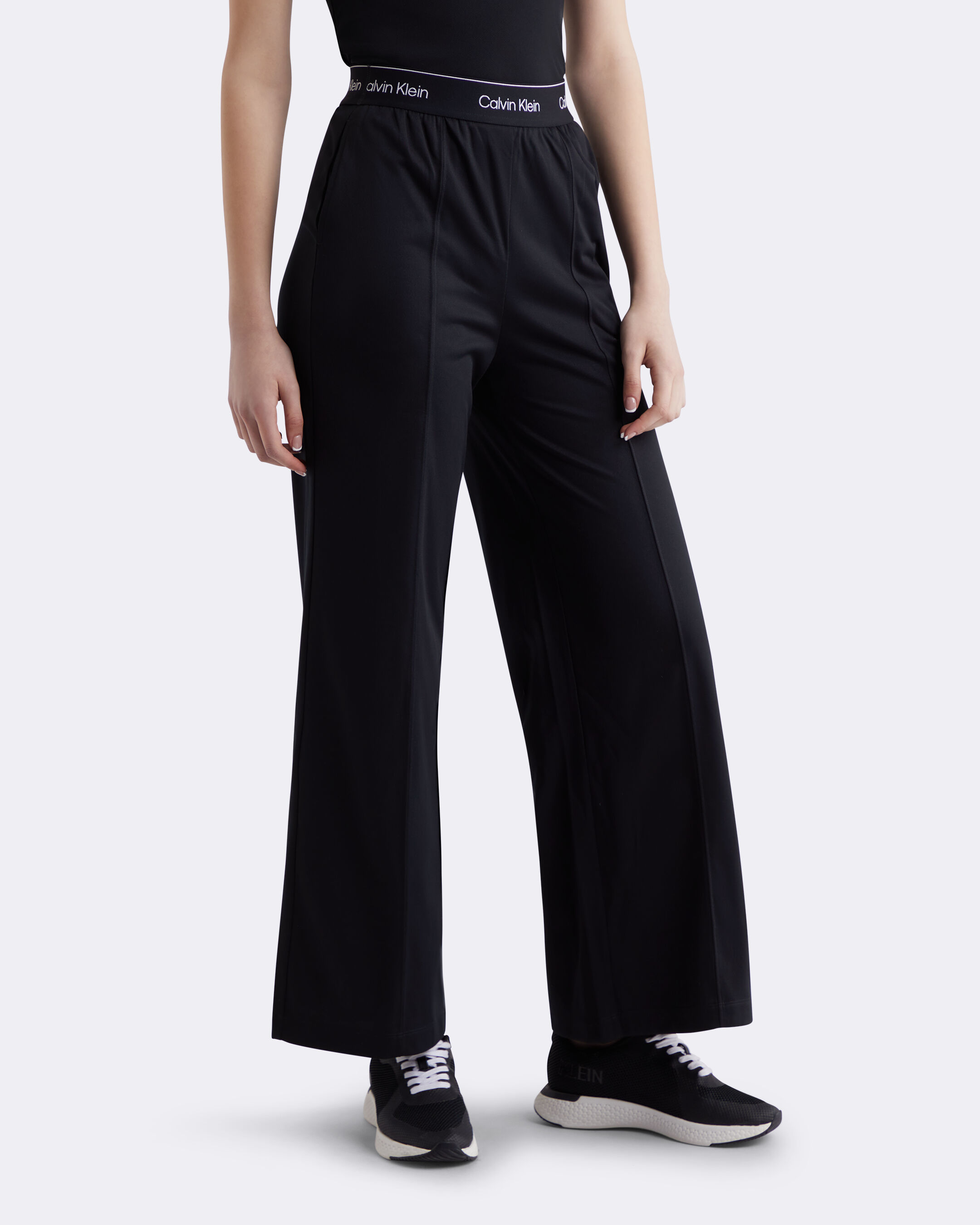 Modern Sport High Rise Wide Leg Sweatpants black Calvin Klein Hong Kong