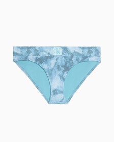 CK Authentic Bikini Bottoms, Ck Tie Dye Blue Aop, hi-res