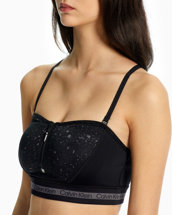 Pscyle Splatter Print Medium Support Bra