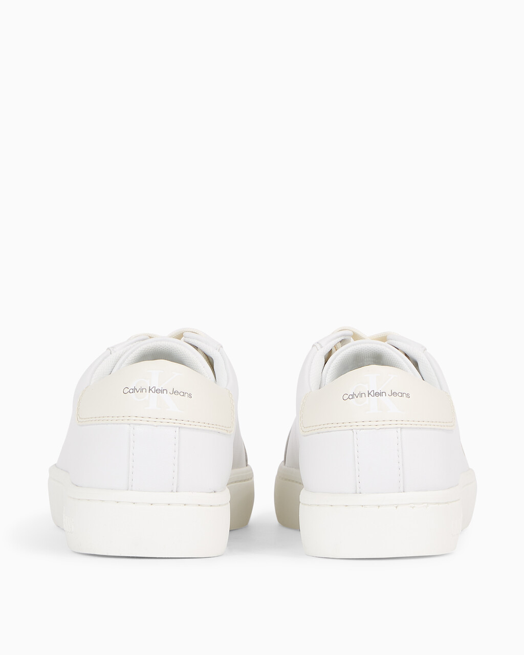 Leather Trainers, Bright White/Creamy White, hi-res