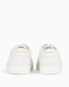 Leather Trainers, Bright White/Creamy White, hi-res