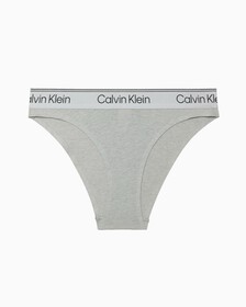 ATHLETIC COTTON TANGA, Athletic Grey Heather, hi-res