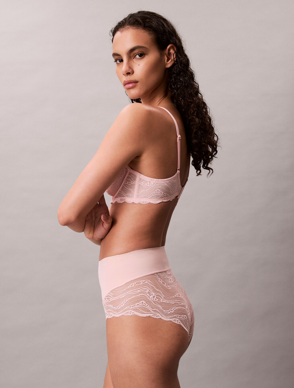 Sensual Stretch Lace Shaping Brief, Dreamscape, hi-res