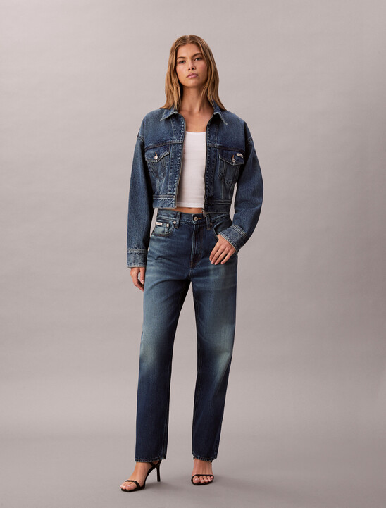 High Rise Taper Jeans