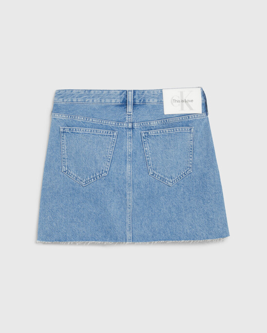 Pride Denim Micro Mini Skirt