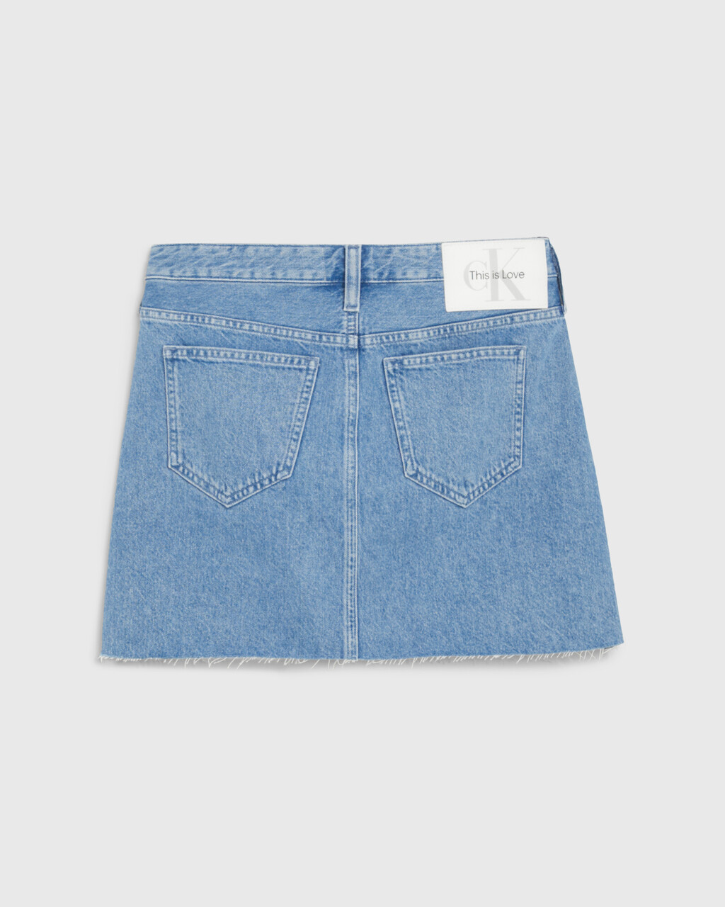 Pride Denim Micro Mini Skirt, Denim Light, hi-res