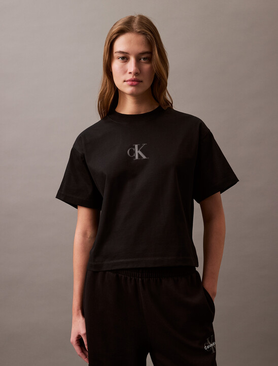 Cropped Monogram T-shirt