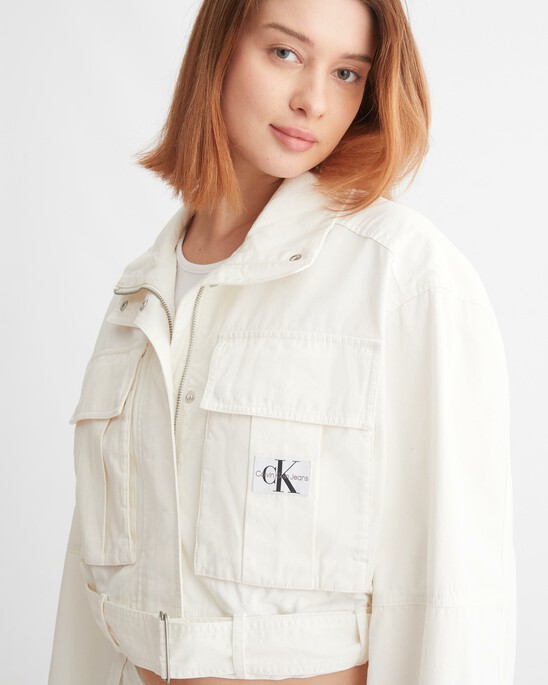 ICONIC BELTED UTILITY JACKET