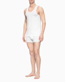 CK ONE 棉質背心, White/White (Legacy 100), hi-res
