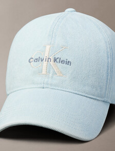 牛仔標誌棒球帽, Light Wash Denim, hi-res