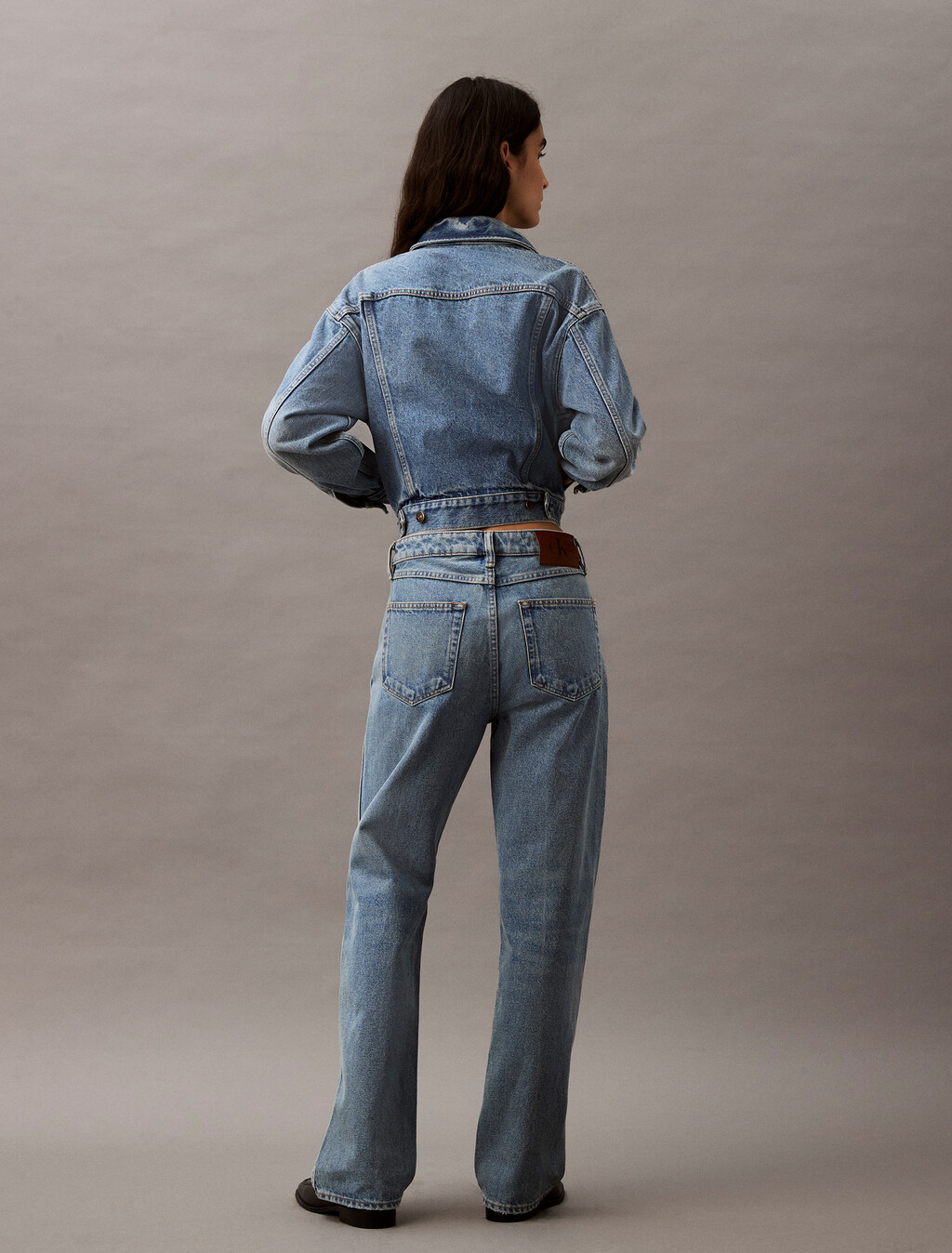 90s Denim Trucker Jacket, CK NO06, hi-res