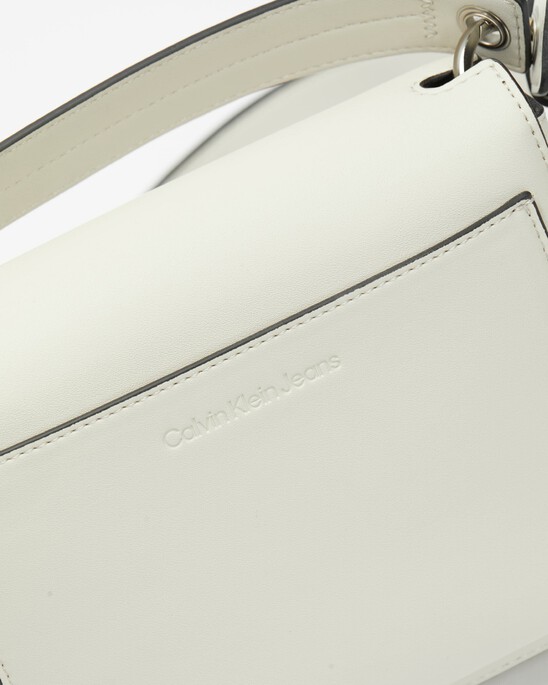 SCULPTED BOXY TOP HANDLE BAG