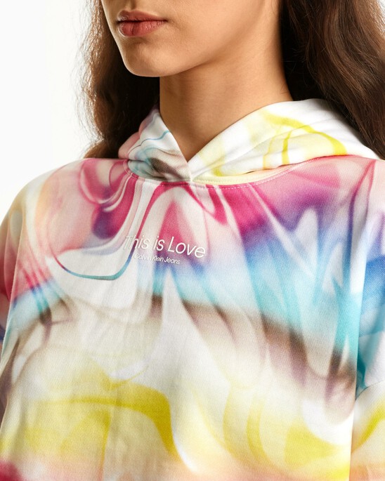 PRIDE CROPPED ALL OVER PRINT HOODIE