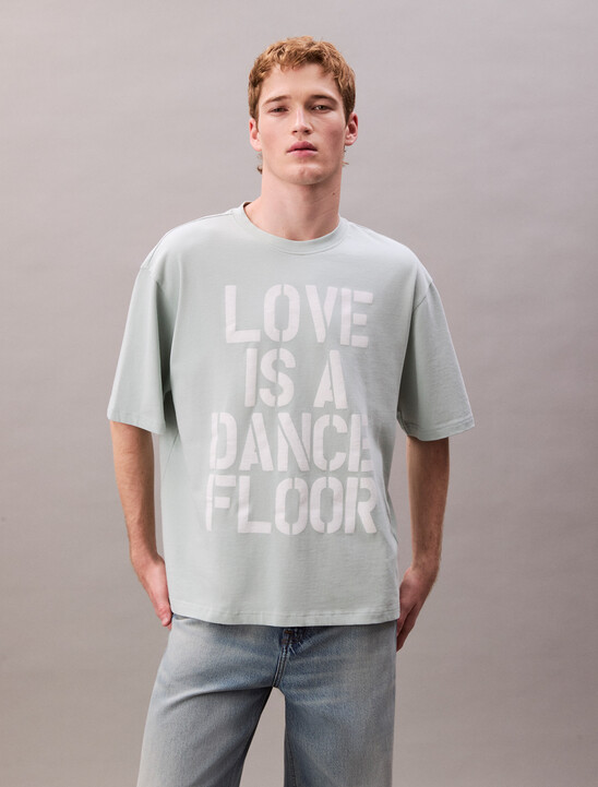 Pride Love Is A Dance Floor Graphic Relaxed T-Shirt
