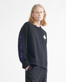 YEAR OF THE RABBIT RELAXED FIT SWEATSHIRT, CK BLACK, hi-res