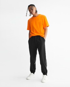 MONOGRAM 壓花寬鬆 T 裇, Vibrant Orange, hi-res