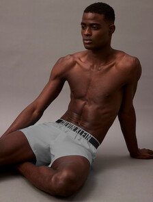 Intense Power Woven Boxer, Misty Grey, hi-res