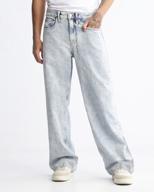 Recycled Cotton 90s Loose Jeans, LIGHT BLUE, hi-res
