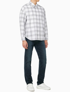 Relaxed Cotton Shirt, Brilliant White, hi-res